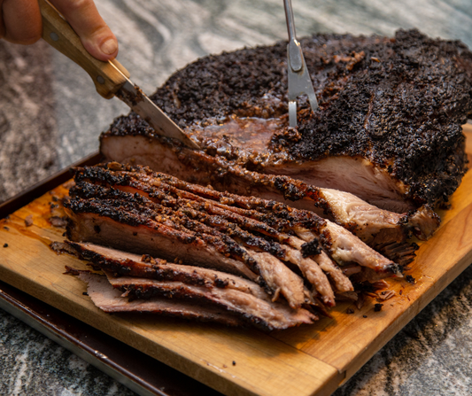 Hoot’s Coffee Smoked Brisket – Slow Smoked with Black Gold Coffee Rub